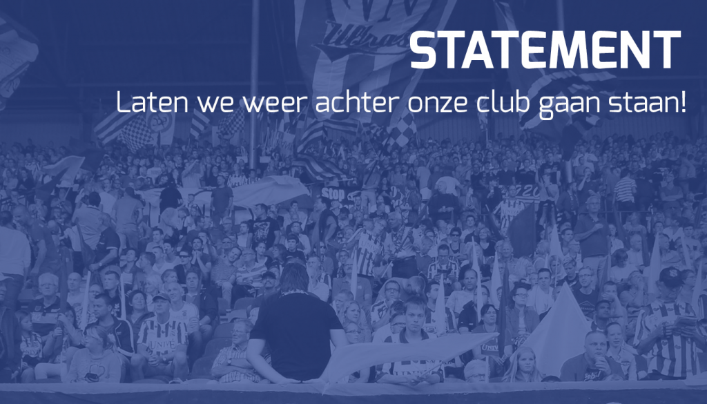 Laten we weer achter onze club gaan staan!